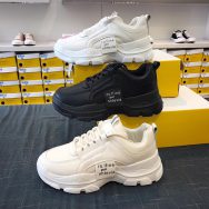 Giày thể thao nữ Jintu 2 phối màu trắng hồng/kem cam vải mềm thoáng chân